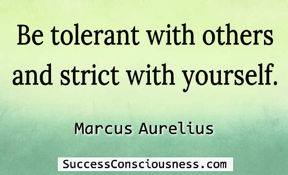 Be Tolerant with Others