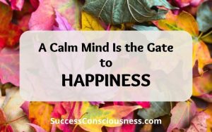 A Calm Mind Is the Key to Happiness