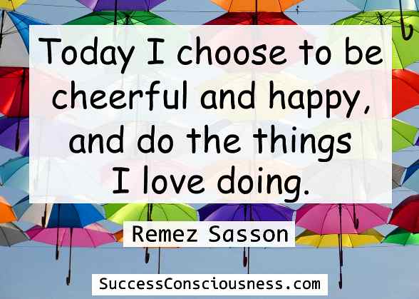 Cheerful and Happy Quote