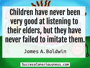 James Baldwin Quote about Childern