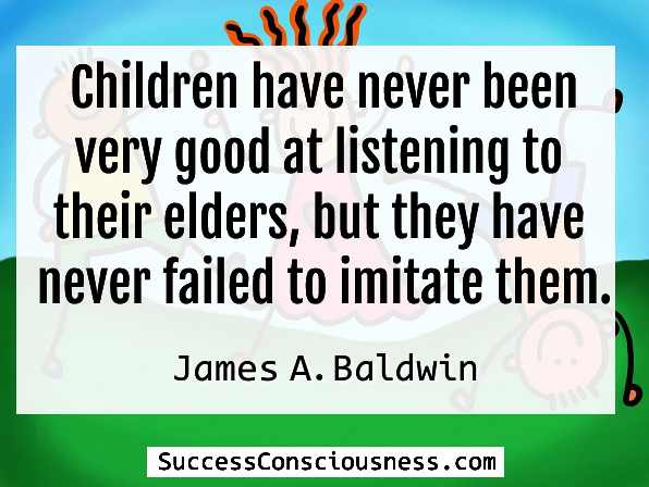 James Baldwin Quote about Childern