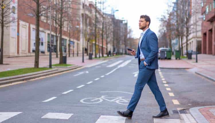 Confident Man Wearing a Suit