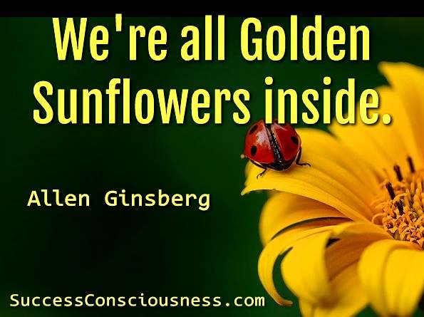 Golden Sunflowers Inside