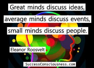 Great Minds - Eleanor Roosevelt