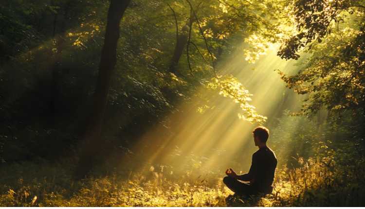 Meditating in Silence