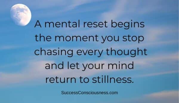 Mental Reset Rituals