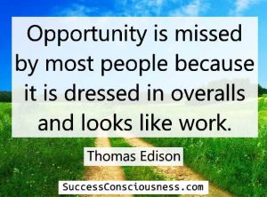 Opportunity Edison quote