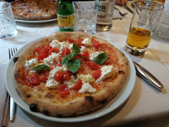 Pizza in Venice, Italy