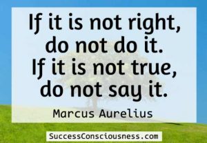 Right and true