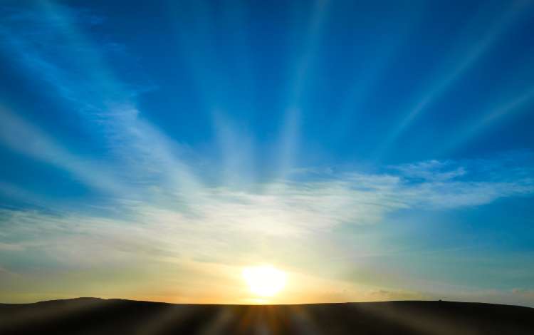 Enjoying the Bliss of a Morning Sunrise