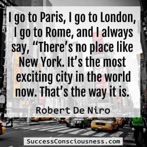 Robert De Niro Quote