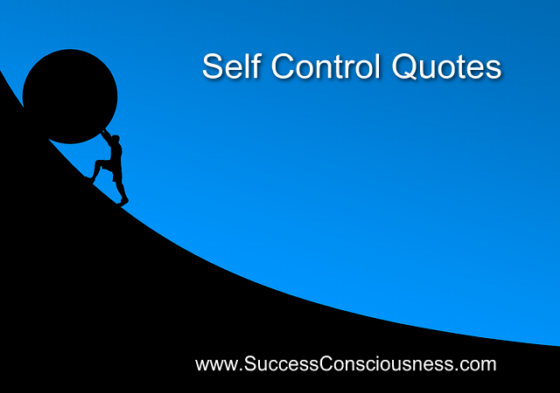 Self Control Quotes