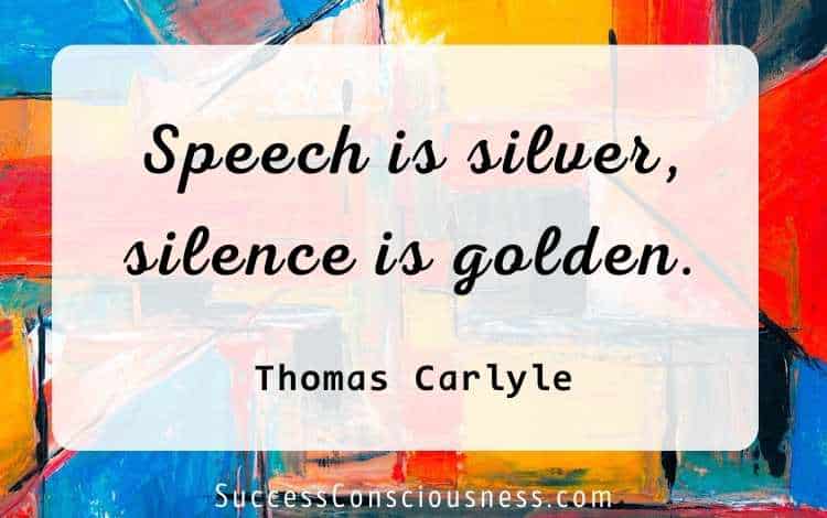 Silence Is Golden