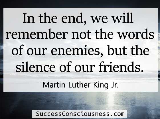The Silence of Our Friends