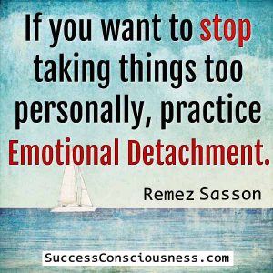 Stop Taking Things Too Personally