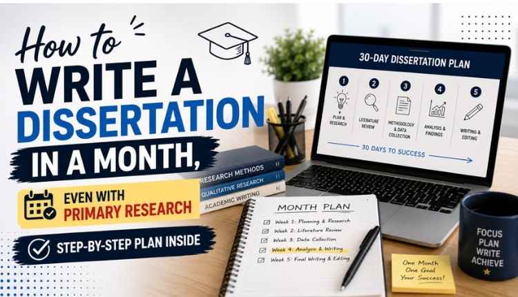 How to Write a Dissertation