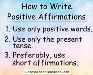 Writing Affirmations
